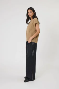 LEGION SIDE STRIPE PANT (BLACK)