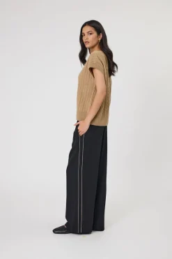 LEGION SIDE STRIPE PANT (BLACK)
