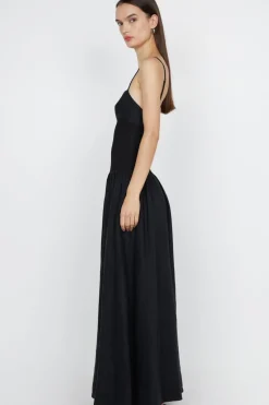 LINA MAXI DRESS (BLACK)