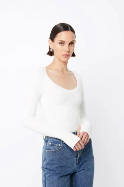 LINCOLN TOP (IVORY)