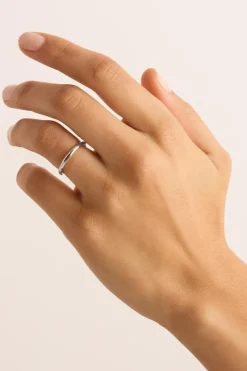 LOVER THIN RING (STERLING SILVER)