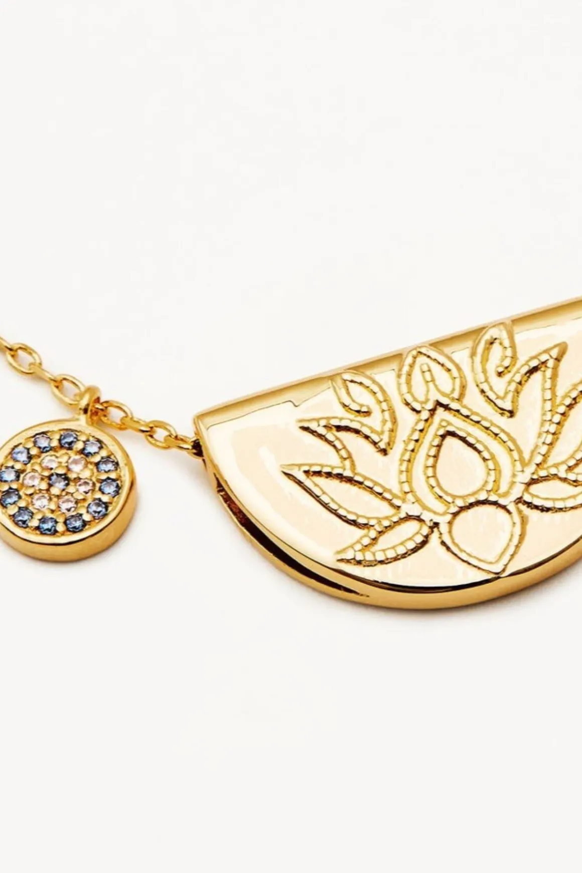 LUCKY LOTUS NECKLACE (18K GOLD VERMEIL)