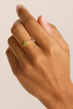MAGIC OF US RING | AUGUST (PREIDOT/18K GOLD VERMEIL)