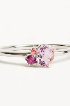 MAGIC OF US RING | OCTOBER (PINK TOURMALINE/STERLING SILVER)