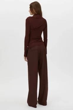 MAI LONG SLEEVE TOP (ALMANDINE)
