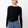 MAINE MERINO CARDIGAN (BLACK)