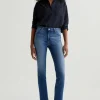 MARI MID RISE SLIM STRAIGHT JEAN (OCEANSIDE)