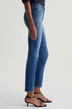 MARI MID RISE SLIM STRAIGHT JEAN (OCEANSIDE)