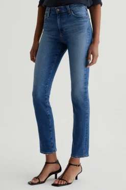 MARI MID RISE SLIM STRAIGHT JEAN (OCEANSIDE)