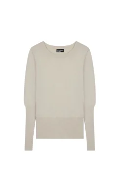 MERINO LONG RIB SWEATER (ALABASTER)