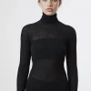 MERINO TULLE SKIVVY (BLACK)