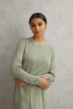MERINO UNIVERSAL LONG SLEEVE KNIT (CELADON)