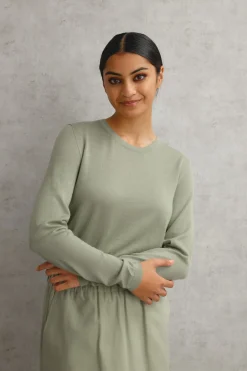 MERINO UNIVERSAL LONG SLEEVE KNIT (CELADON)