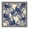 MICKEY SILK SCARF (NAVY)