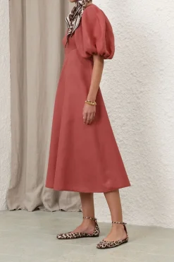 MIDI DAY DRESS (LIPSTICK)