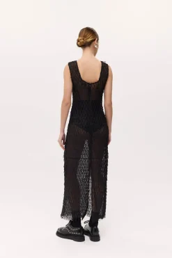 MIRA LACE DRESS (BLACK)