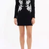 MONROE L/S MINI DRESS (BLACK)