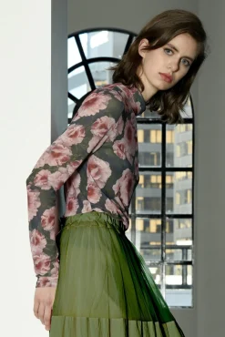 NECK OF THE WOODS TOP (PINK FLORAL)