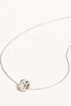 NO RAIN, NO FLOWERS SPINNING MEDITATION NECKLACE (STERLING SILVER)