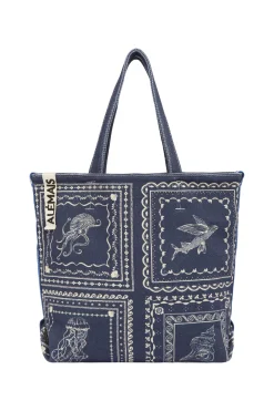 OCEANE SHOPPER TOTE (BLUE)