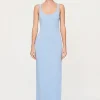 PALMER LADDER KNIT DRESS (BLUEBELL)