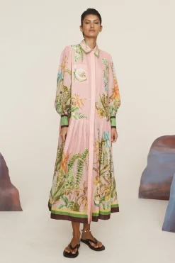 PAPAYA SHIRTDRESS (PINK)