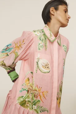PAPAYA SHIRTDRESS (PINK)