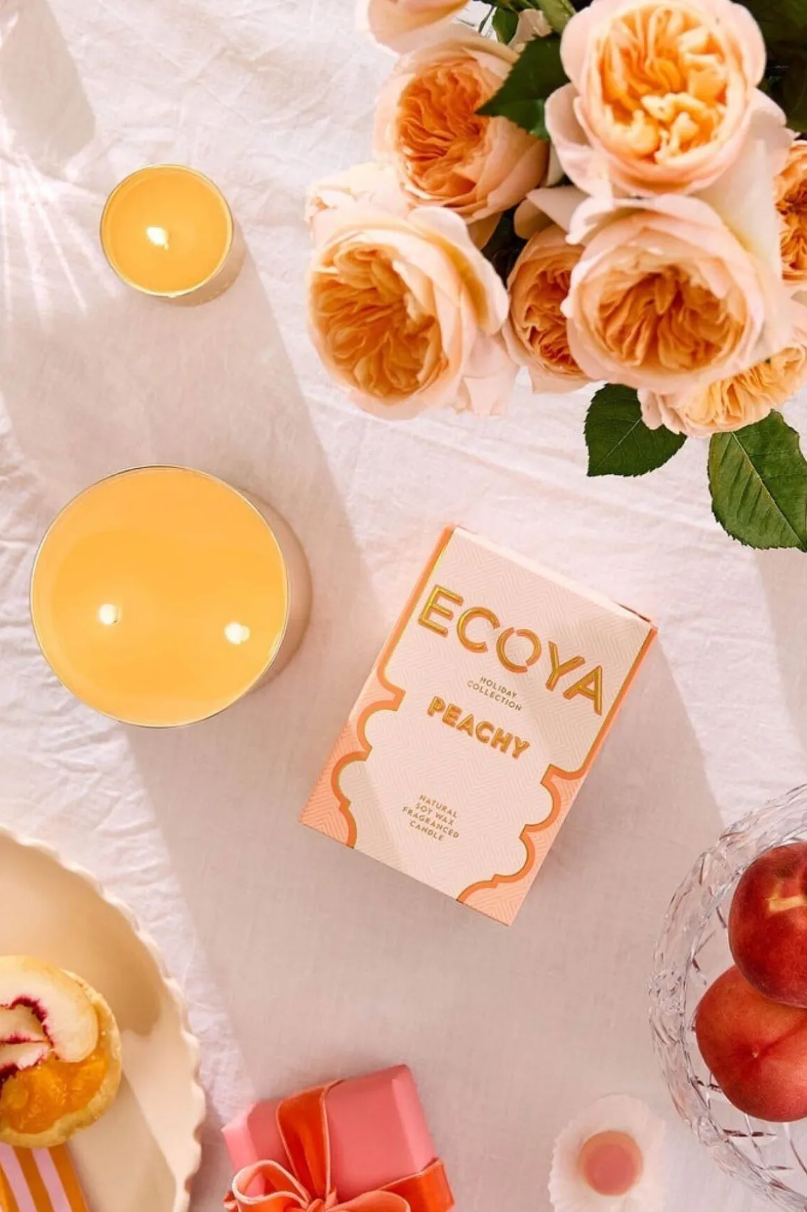 PEACHY GOLDIE CANDLE (HOLIDAY COLLECTION)