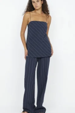 PEYSON PANT (INK/IVORY STRIPE)