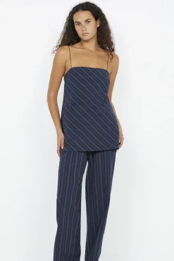PEYSON TOP (INK/IVORY STRIPE)