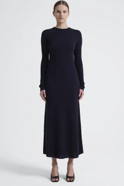 PUZZLE DRESS (DARKEST NAVY)