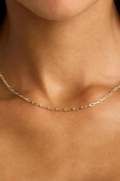 18" LINK CHAIN NECKLACE (STERLING SILVER)