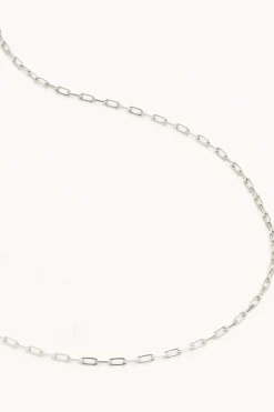 18" LINK CHAIN NECKLACE (STERLING SILVER)