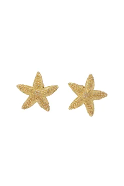 REVERIE STARFISH STATEMENT EARRINGS (GOLD)