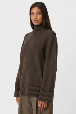 ROMEO 2.0 FUNNEL NECK (CHOCOLATE MELANGE)