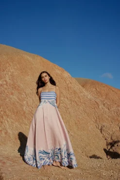 RUE DRESS (SEASHELL ICEBERG)