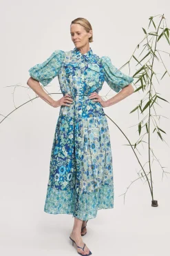 SACHA SHIRTDRESS (BLUE) | PRE ORDER