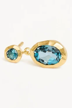 SACRED JEWEL TOPAZ EARRINGS (18K GOLD VERMEIL)