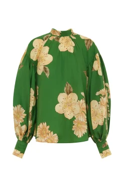 SAGE SILK SHIRT (GREEN)