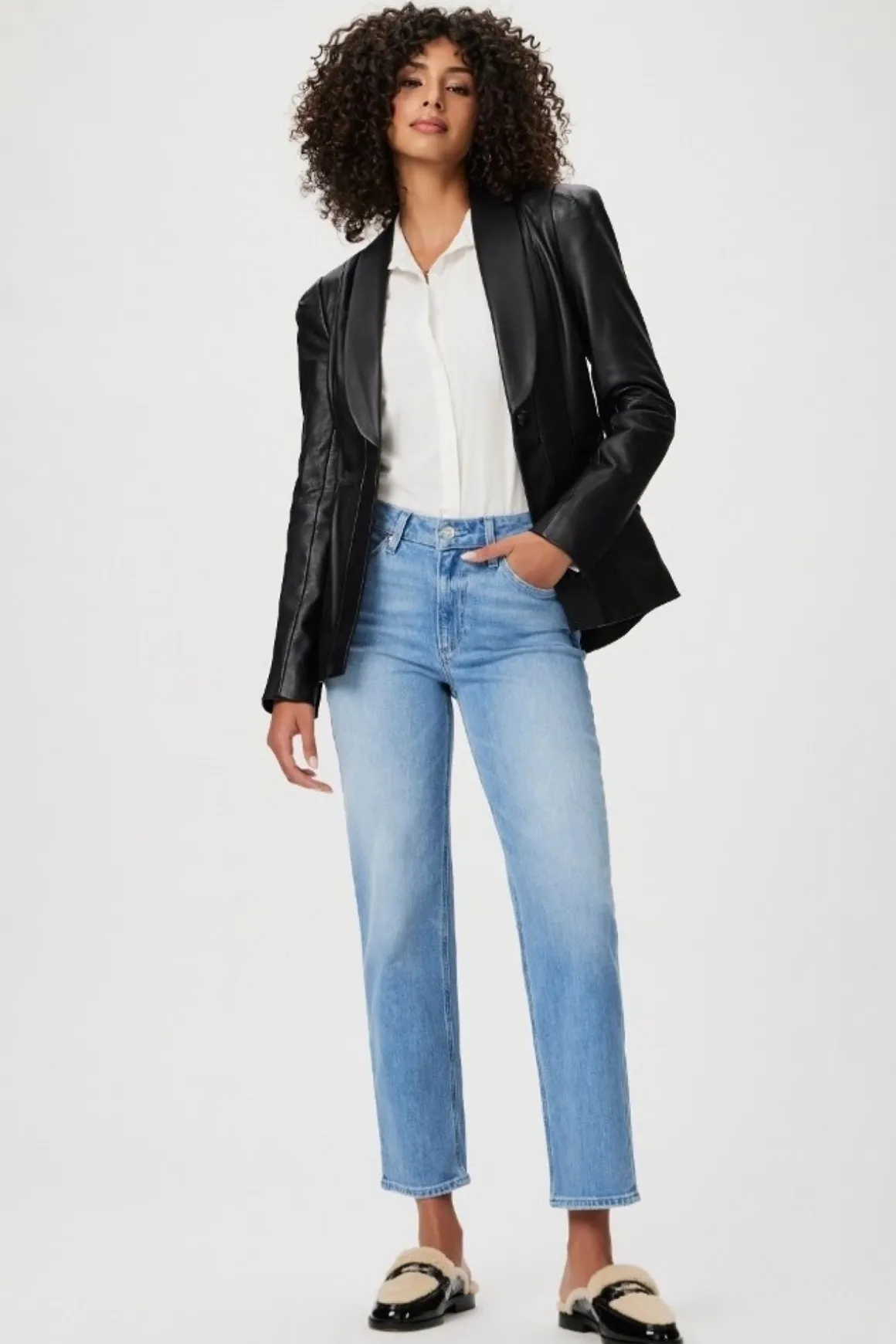 SARAH STRAIGHT ANKLE JEANS (NIGHTINGALE)