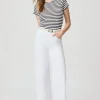 SASHA HIGH RISE WIDE LEG 32" JEANS (CRISP WHITE)