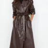 SCYLLA TERNCH COAT (BURGANDY)