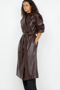 SCYLLA TERNCH COAT (BURGANDY)