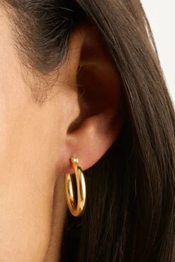 SUNRISE LARGE HOOPS (18K GOLD VERMEIL)