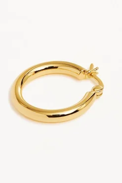 SUNRISE LARGE HOOPS (18K GOLD VERMEIL)