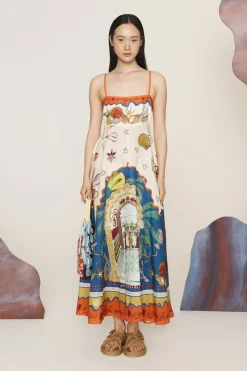SURREALIST SUMMER SUNDRESS (MULTI)