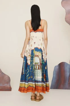 SURREALIST SUMMER SUNDRESS (MULTI)