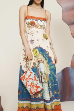 SURREALIST SUMMER SUNDRESS (MULTI)