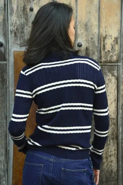 SWEATER THAN YOU JUMPER (NAVY STRIPE)