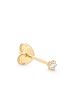 SWEET DROPLET DIAMOND EARRING (14K GOLD)